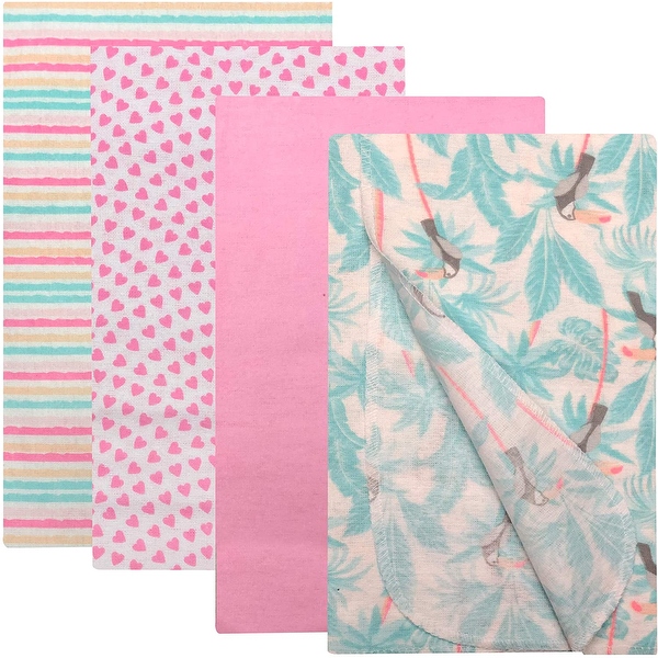 Modern baby receiving sales blankets 4 pack